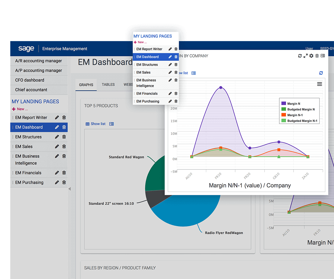 Интерфейс Sage ERP