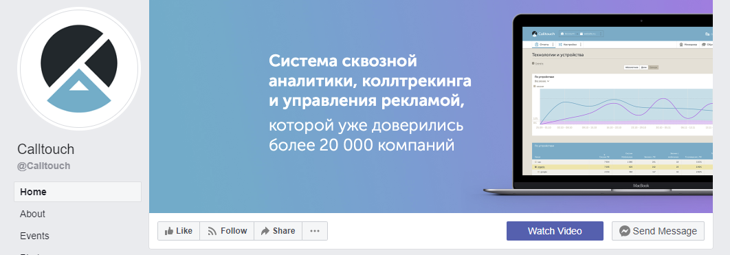 Какой должна быть обложка Facebook