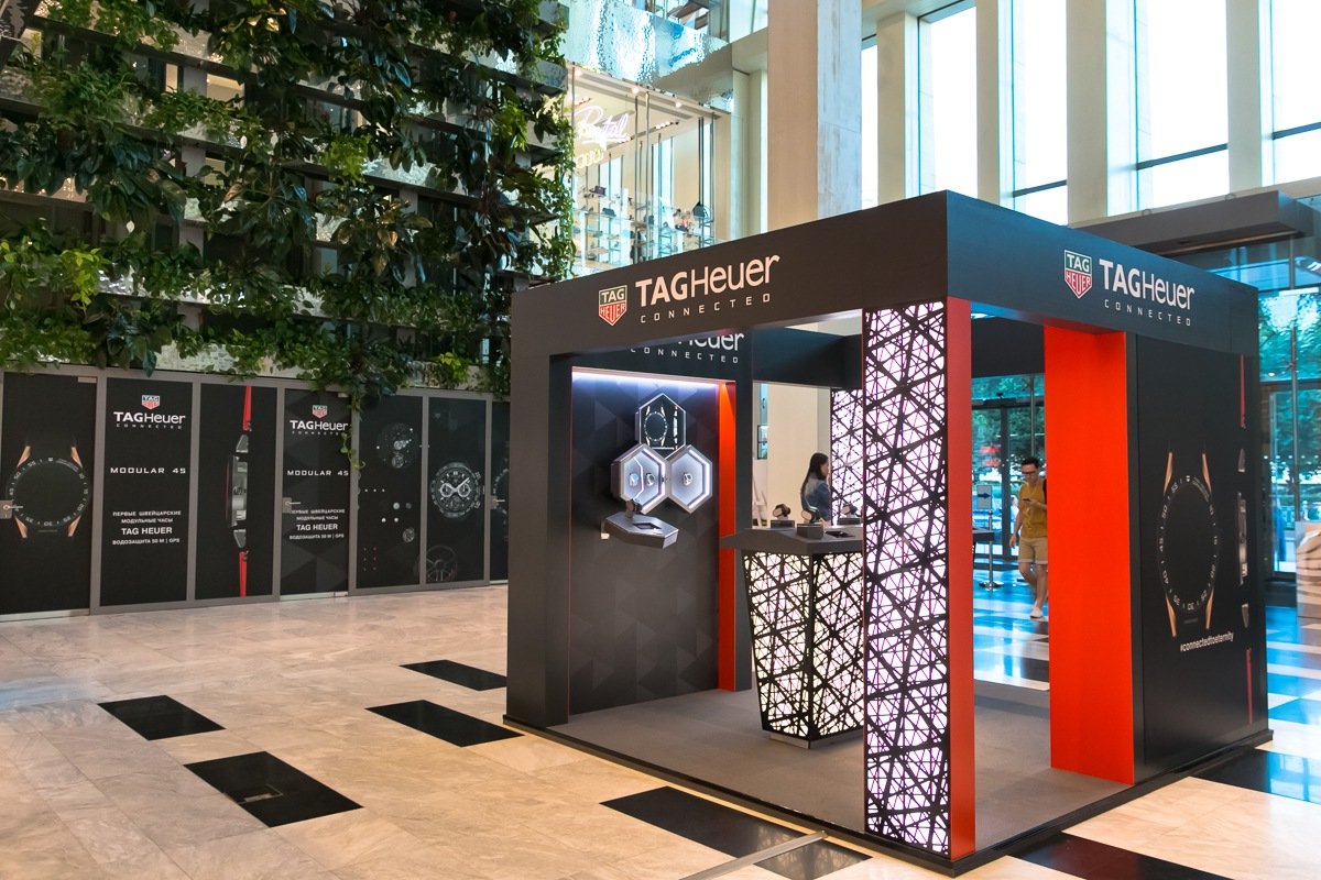 Pop-up store TAG Heuer в Универмаге «Цветной»