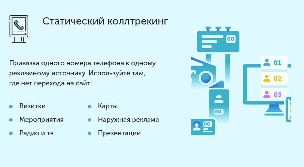 статический коллтрекинг Calltouch