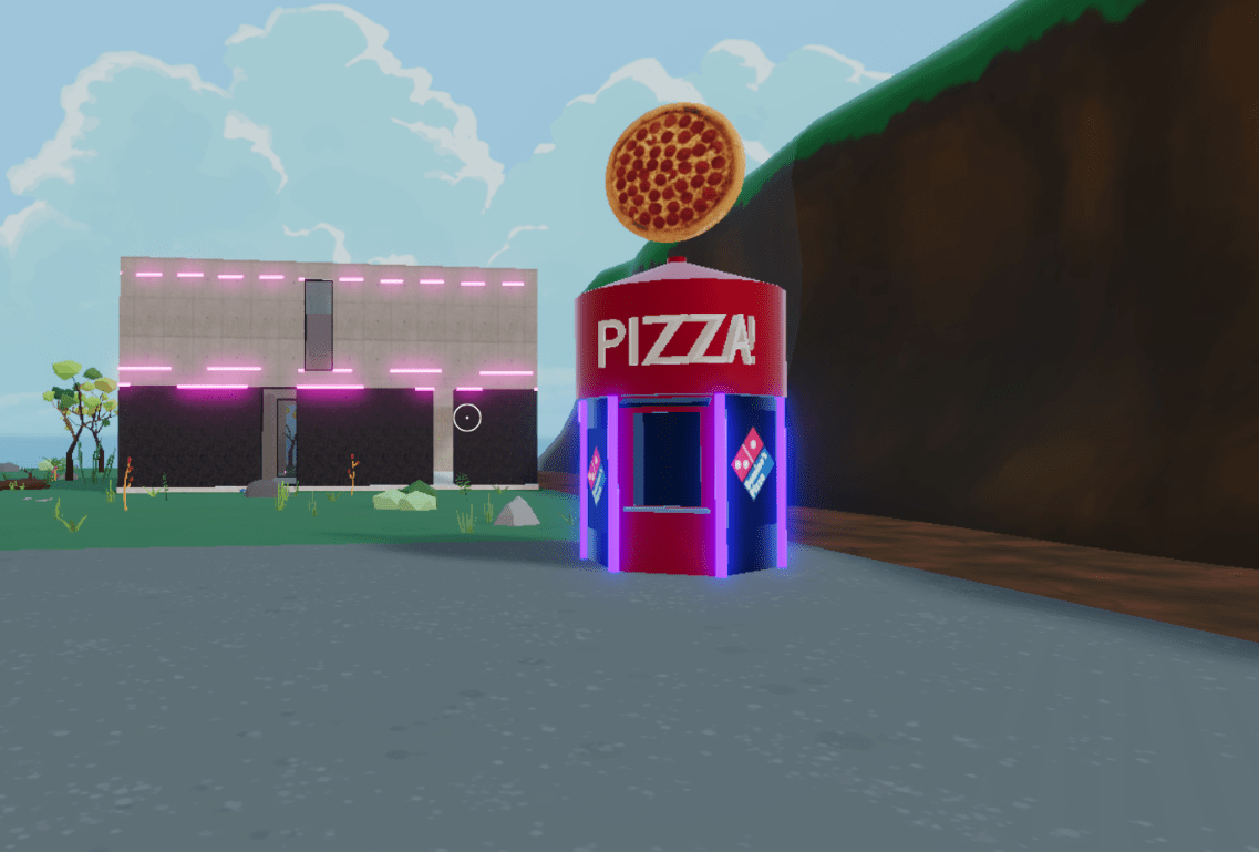 Корнер Domino’s в Decentraland