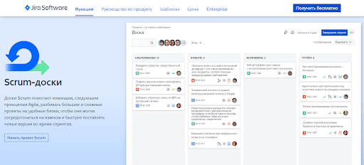 Интерфейс Jira