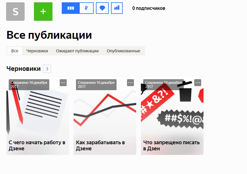 Редактирование информации в своём канале Яндекс Дзена